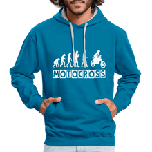 Load image into Gallery viewer, TeeFEVA Contrast Colour Hoodie | AWDis Just Hoods Contrast Colour Hoodie - Evolution Motocross