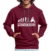 Load image into Gallery viewer, TeeFEVA Contrast Colour Hoodie | AWDis Just Hoods Contrast Colour Hoodie - Evolution Motocross