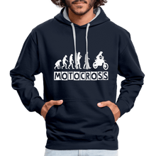 Load image into Gallery viewer, TeeFEVA Contrast Colour Hoodie | AWDis Just Hoods Contrast Colour Hoodie - Evolution Motocross