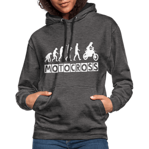 TeeFEVA Contrast Colour Hoodie | AWDis Just Hoods Contrast Colour Hoodie - Evolution Motocross