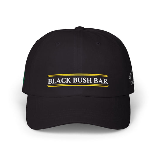 TeeFEVA Hats Classic Dad Cap — Vintage Embroided "Black Bush Bar"