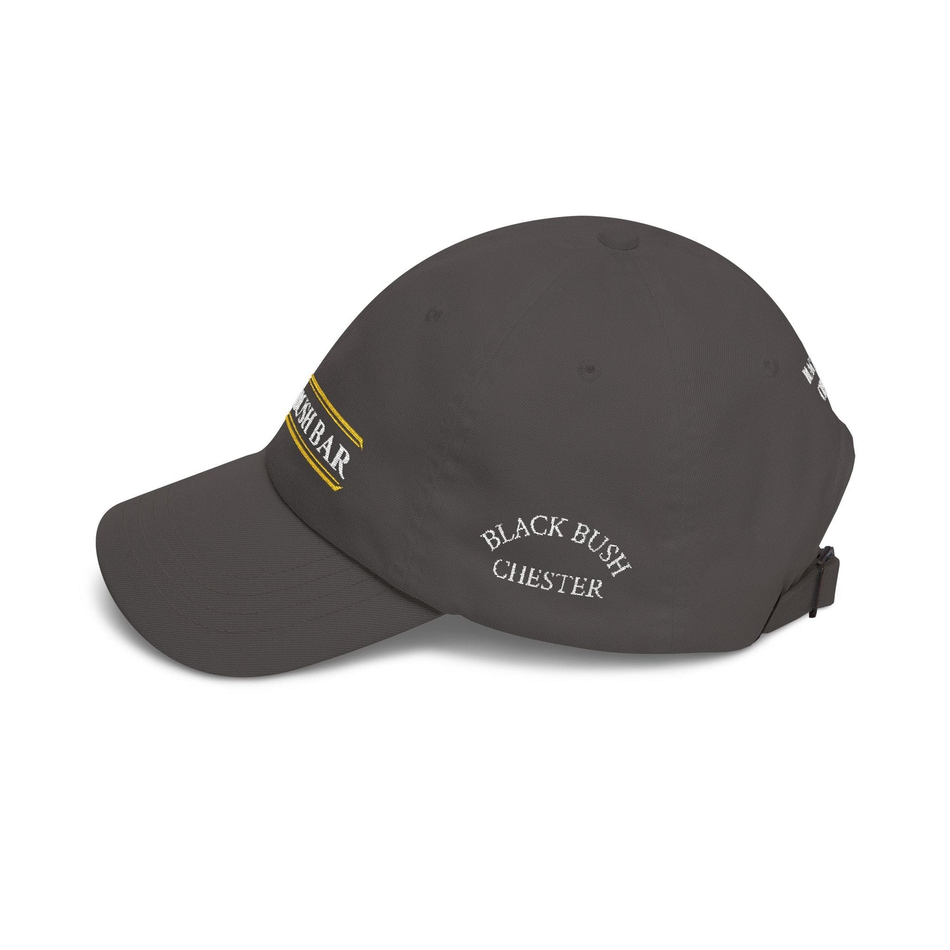 TeeFEVA Hats Classic Dad Cap — Vintage Embroided "Black Bush Bar"