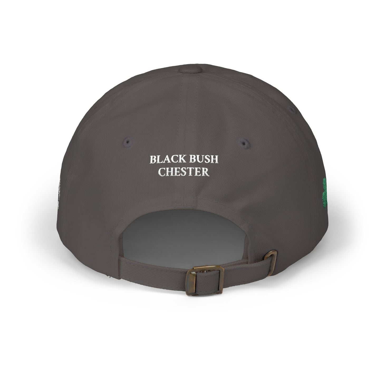 TeeFEVA Hats Classic Dad Cap — Vintage Embroided "Black Bush Bar"