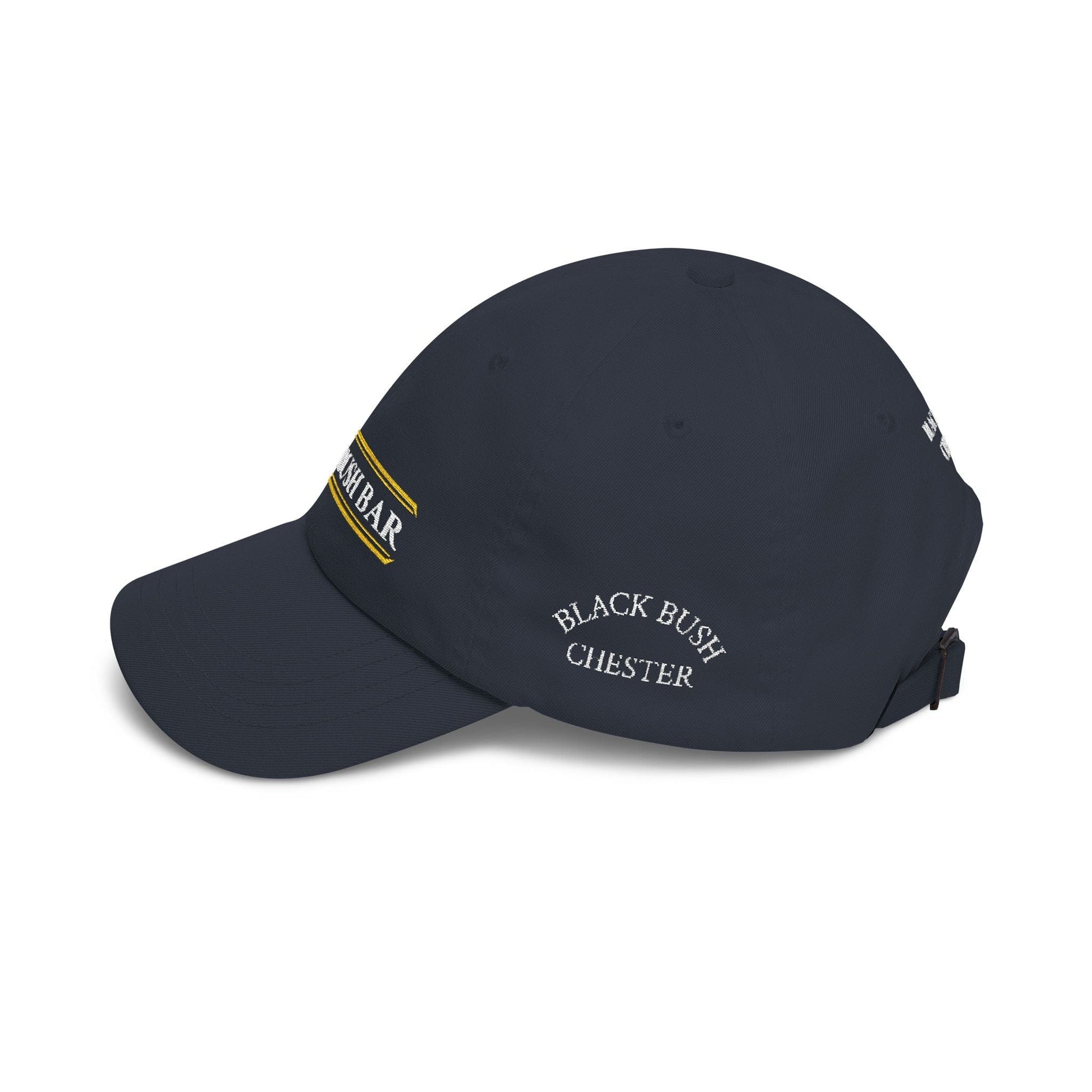TeeFEVA Hats Classic Dad Cap — Vintage Embroided "Black Bush Bar"