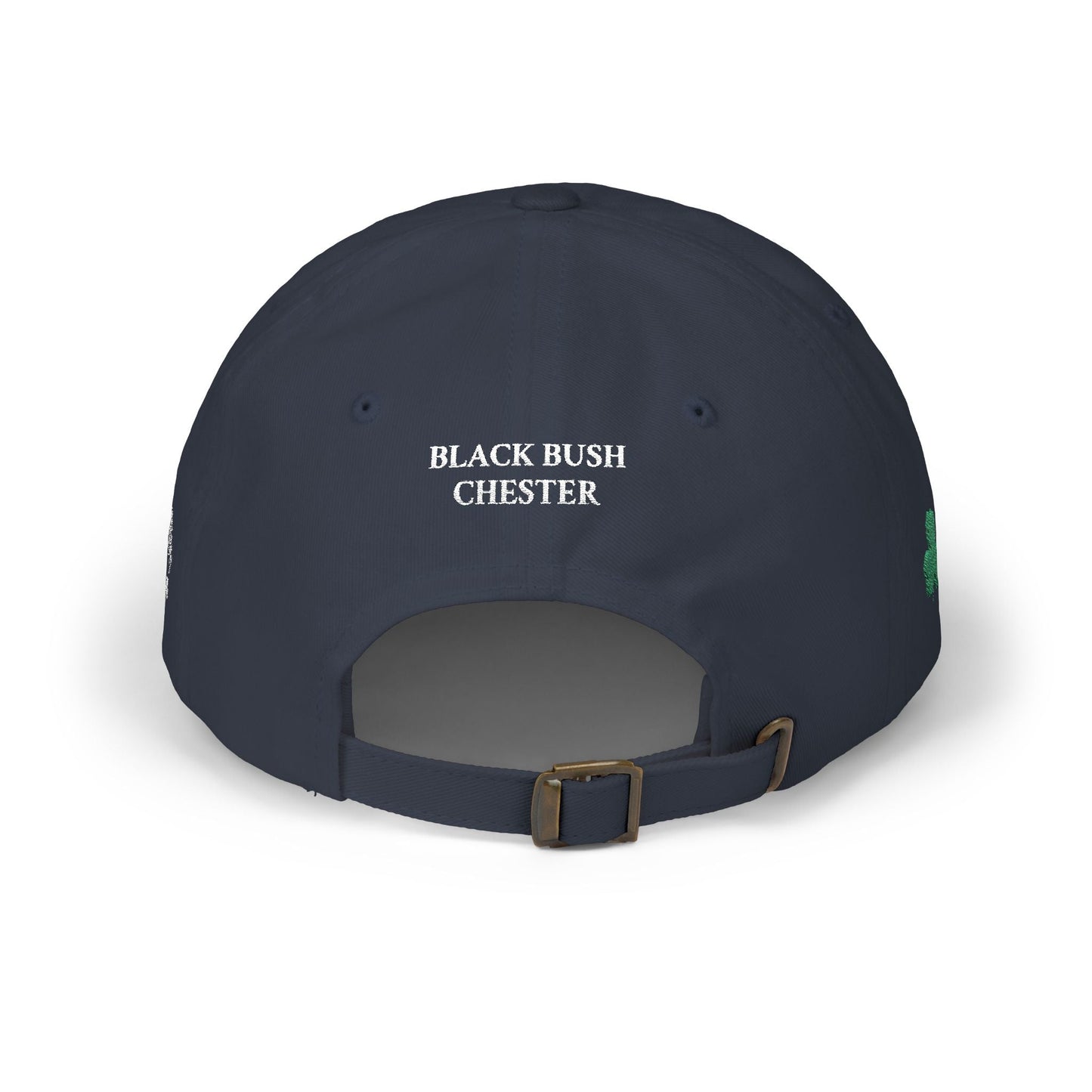 TeeFEVA Hats Classic Dad Cap — Vintage Embroided "Black Bush Bar"