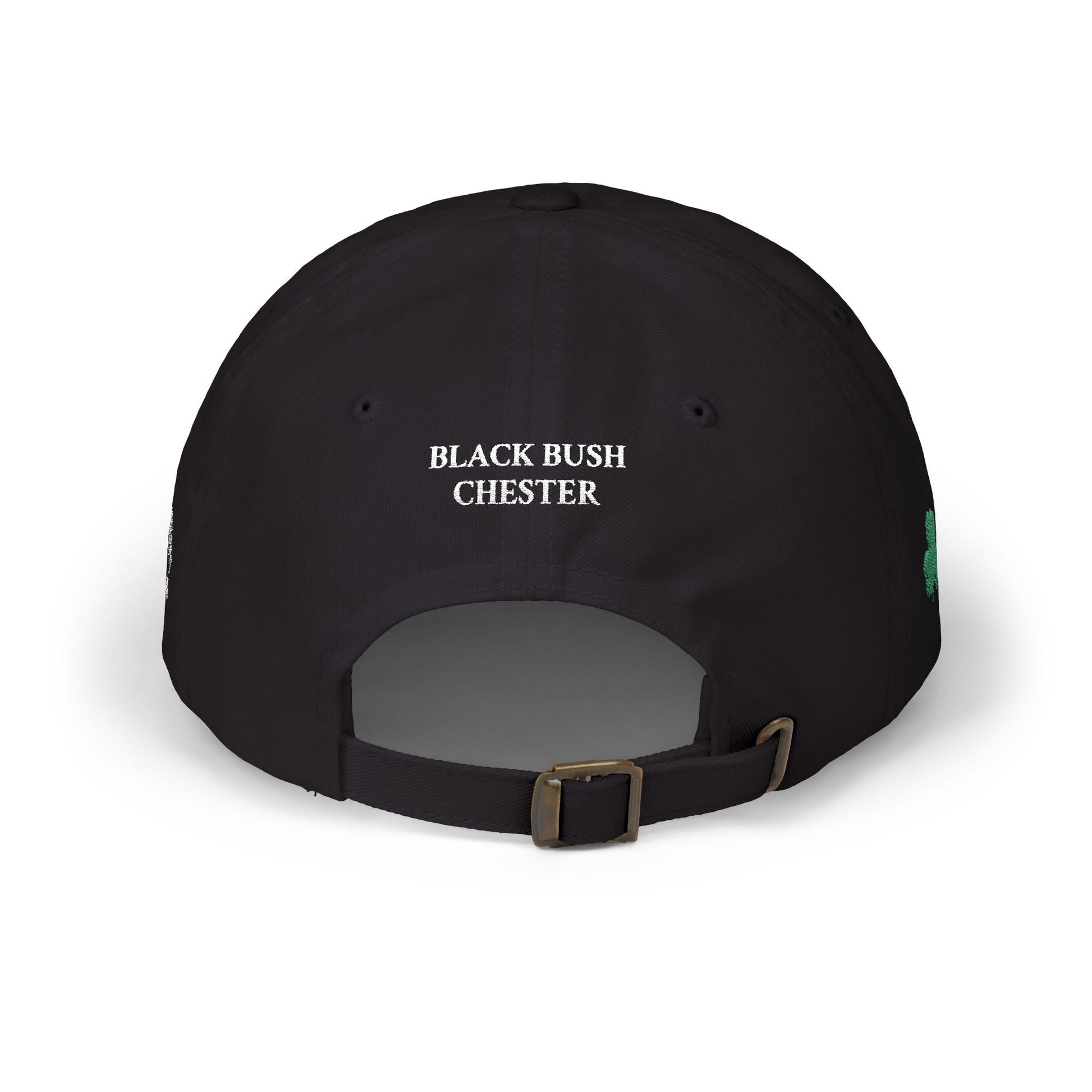 TeeFEVA Hats Classic Dad Cap — Vintage Embroided "Black Bush Bar"