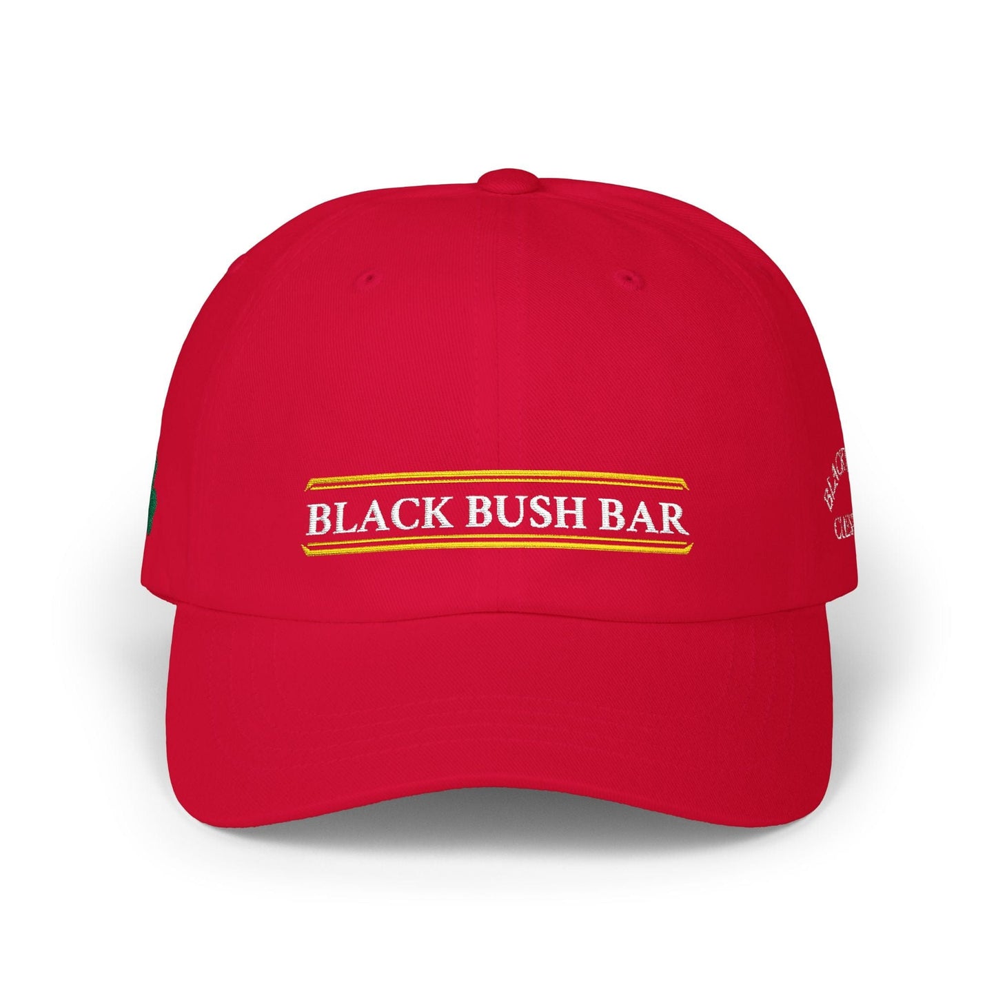 TeeFEVA Hats Classic Dad Cap — Vintage Embroided "Black Bush Bar"