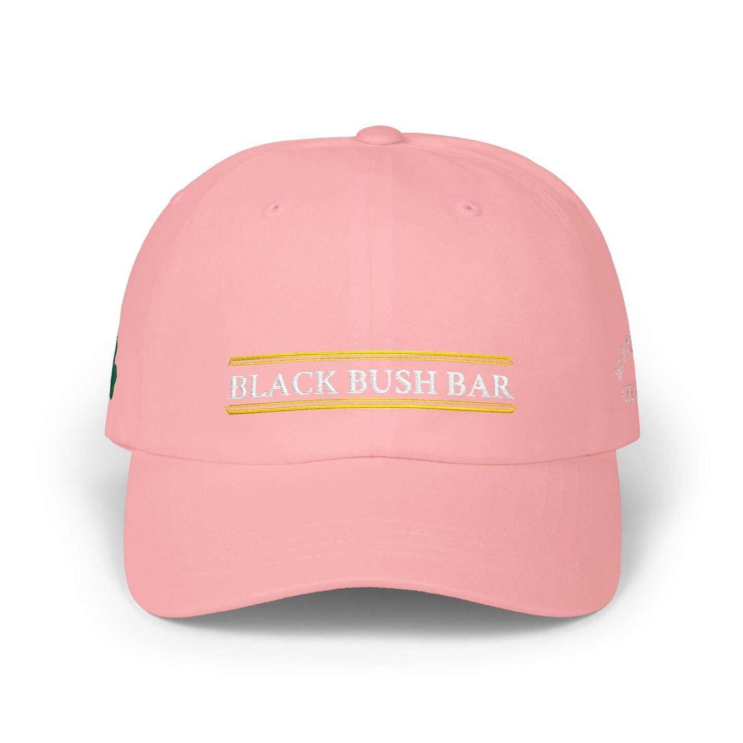 TeeFEVA Hats Classic Dad Cap — Vintage Embroided "Black Bush Bar"