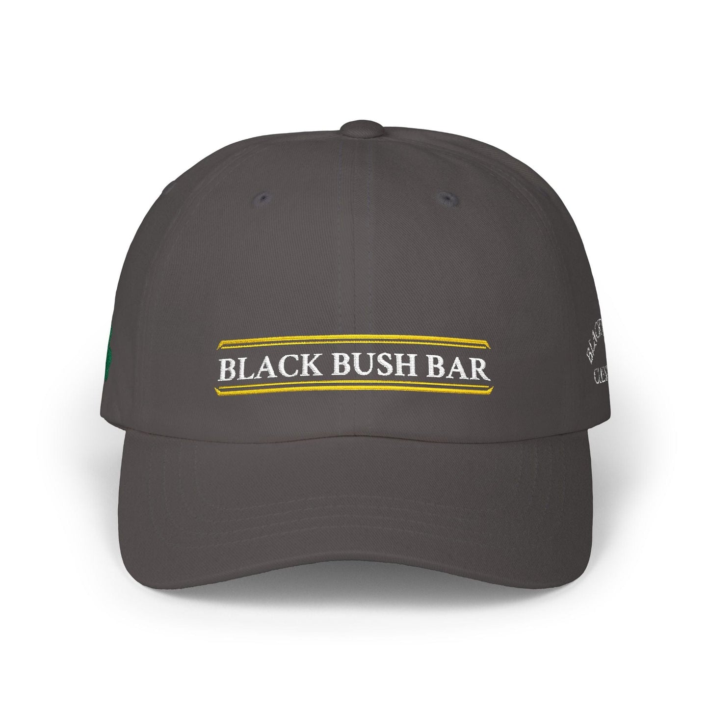 TeeFEVA Hats Classic Dad Cap — Vintage Embroided "Black Bush Bar"