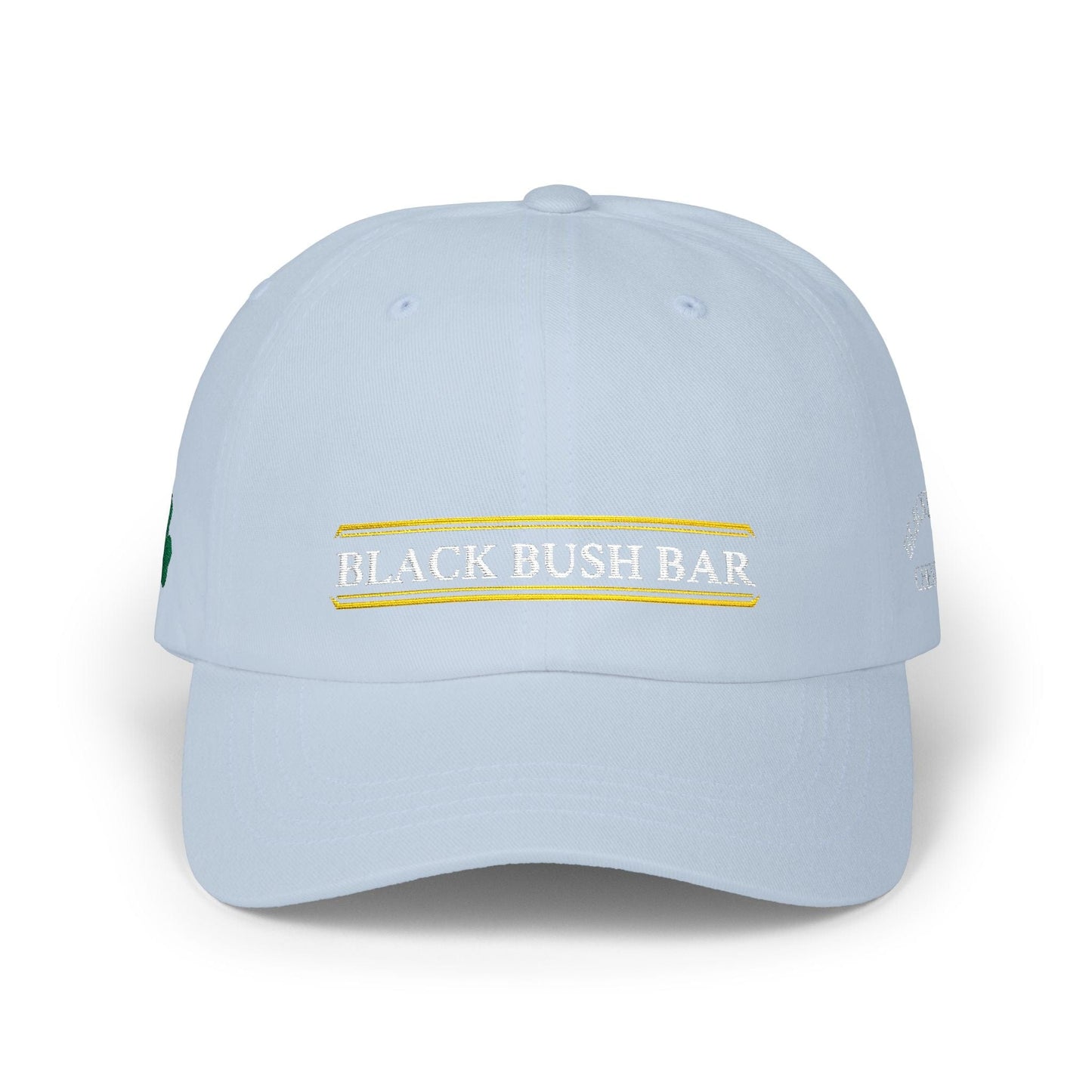 TeeFEVA Hats Classic Dad Cap — Vintage Embroided "Black Bush Bar"