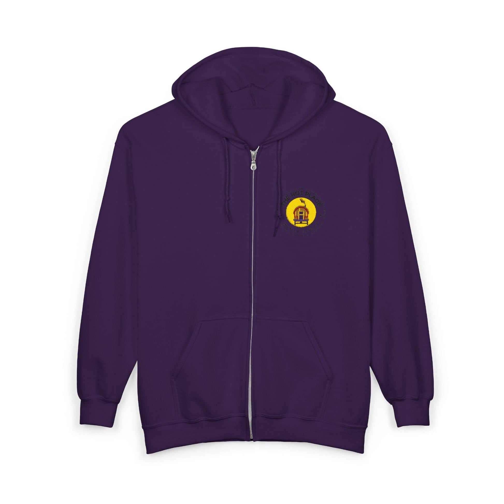 TeeFEVA Hoodie The Hot Place Embroided - Full-Zip Hoodie — 'No Prob-Llama' Cute Llama Graphic Zip-Up Sweatshirt