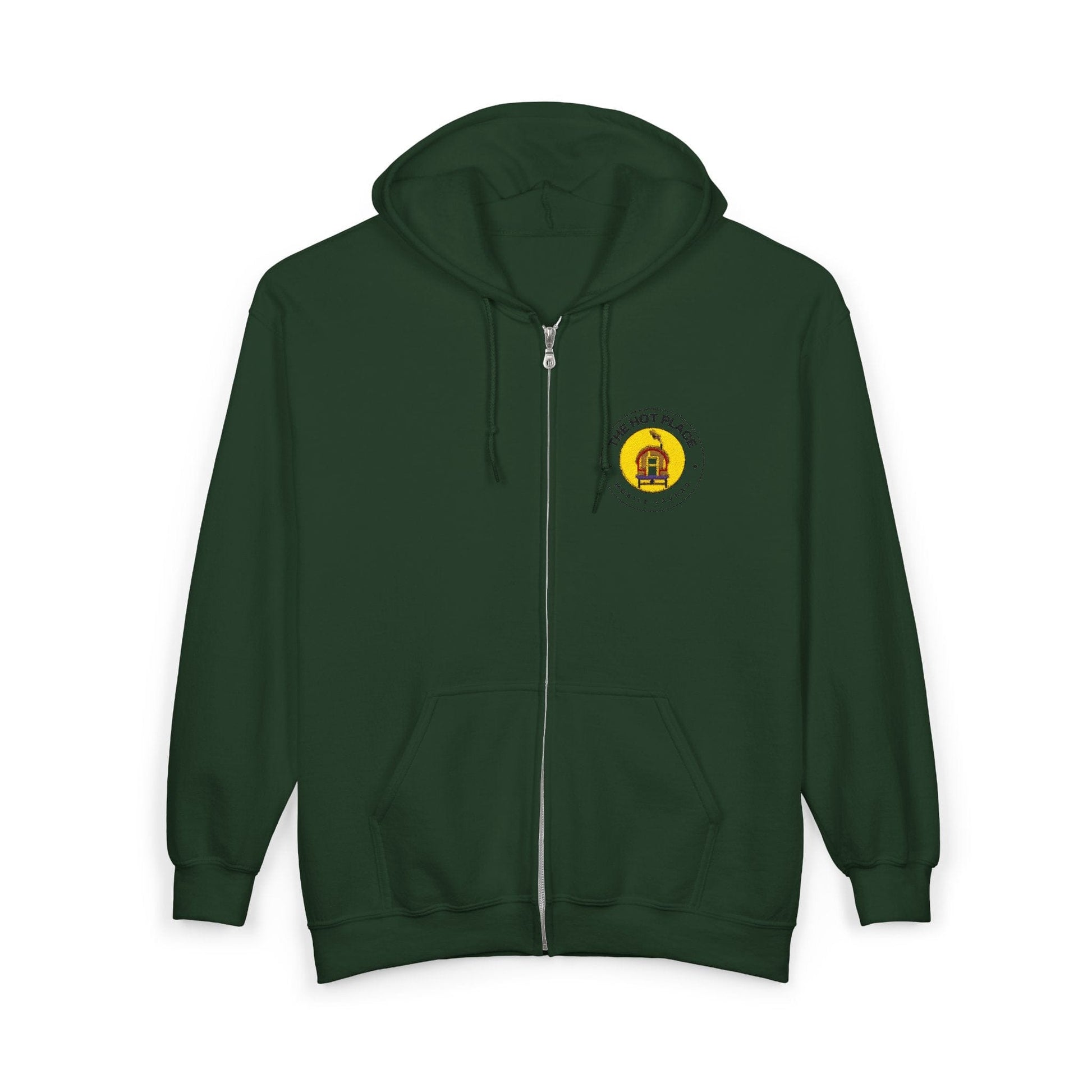 TeeFEVA Hoodie The Hot Place Embroided - Full-Zip Hoodie — 'No Prob-Llama' Cute Llama Graphic Zip-Up Sweatshirt