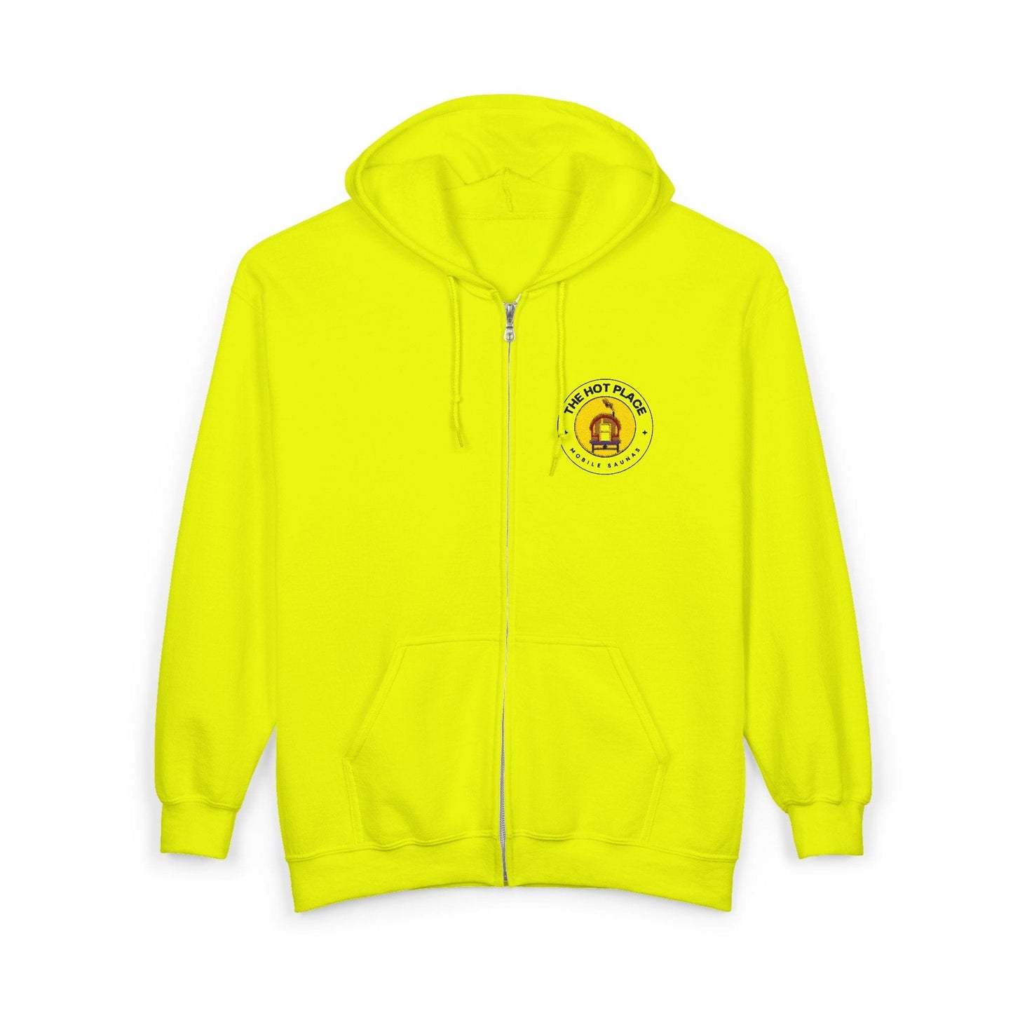 TeeFEVA Hoodie The Hot Place Embroided - Full-Zip Hoodie — 'No Prob-Llama' Cute Llama Graphic Zip-Up Sweatshirt