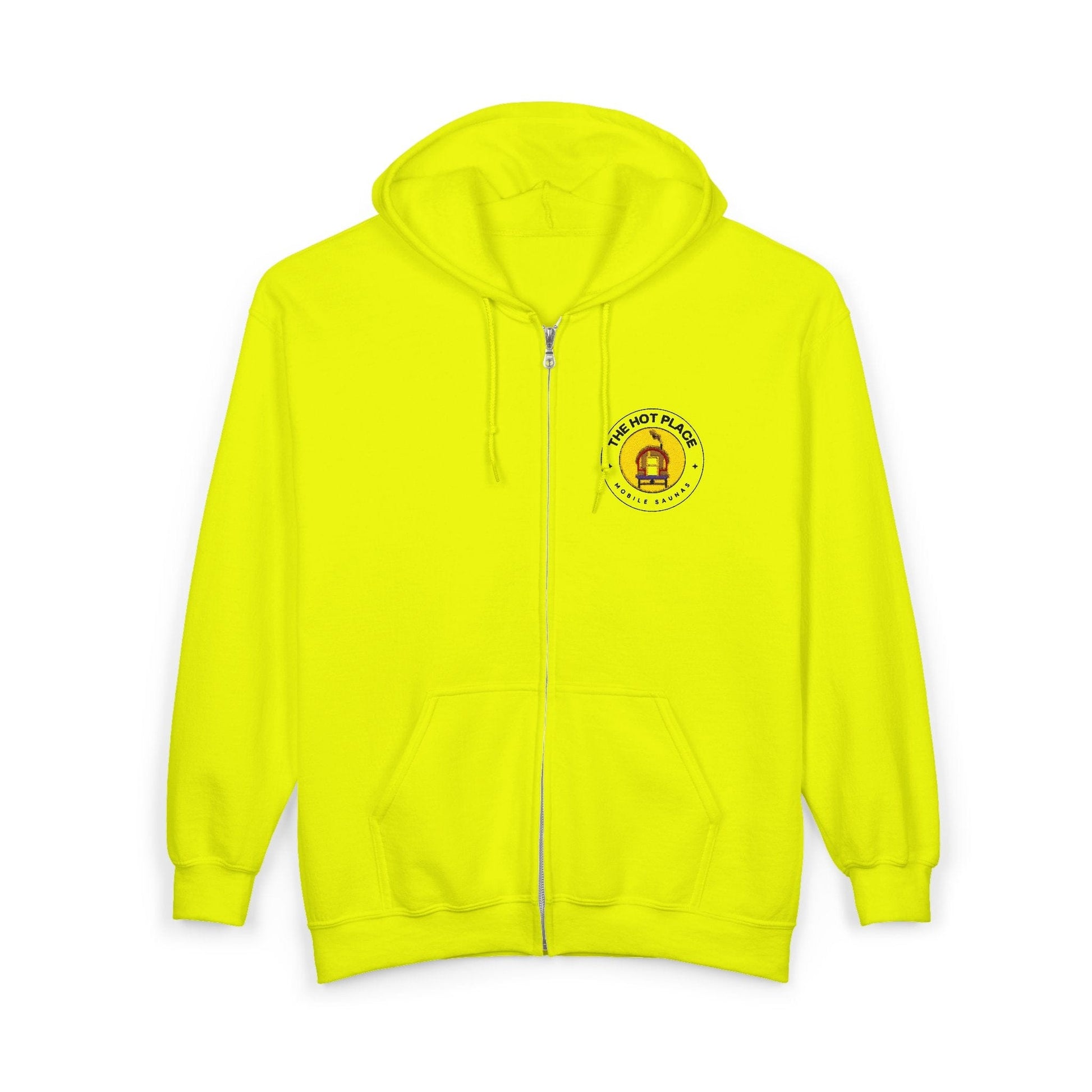 TeeFEVA Hoodie The Hot Place Embroided - Full-Zip Hoodie — 'No Prob-Llama' Cute Llama Graphic Zip-Up Sweatshirt