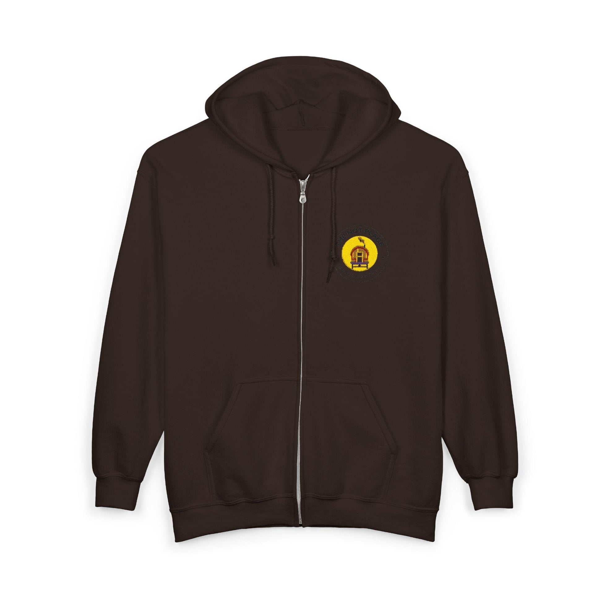 TeeFEVA Hoodie The Hot Place Embroided - Full-Zip Hoodie — 'No Prob-Llama' Cute Llama Graphic Zip-Up Sweatshirt
