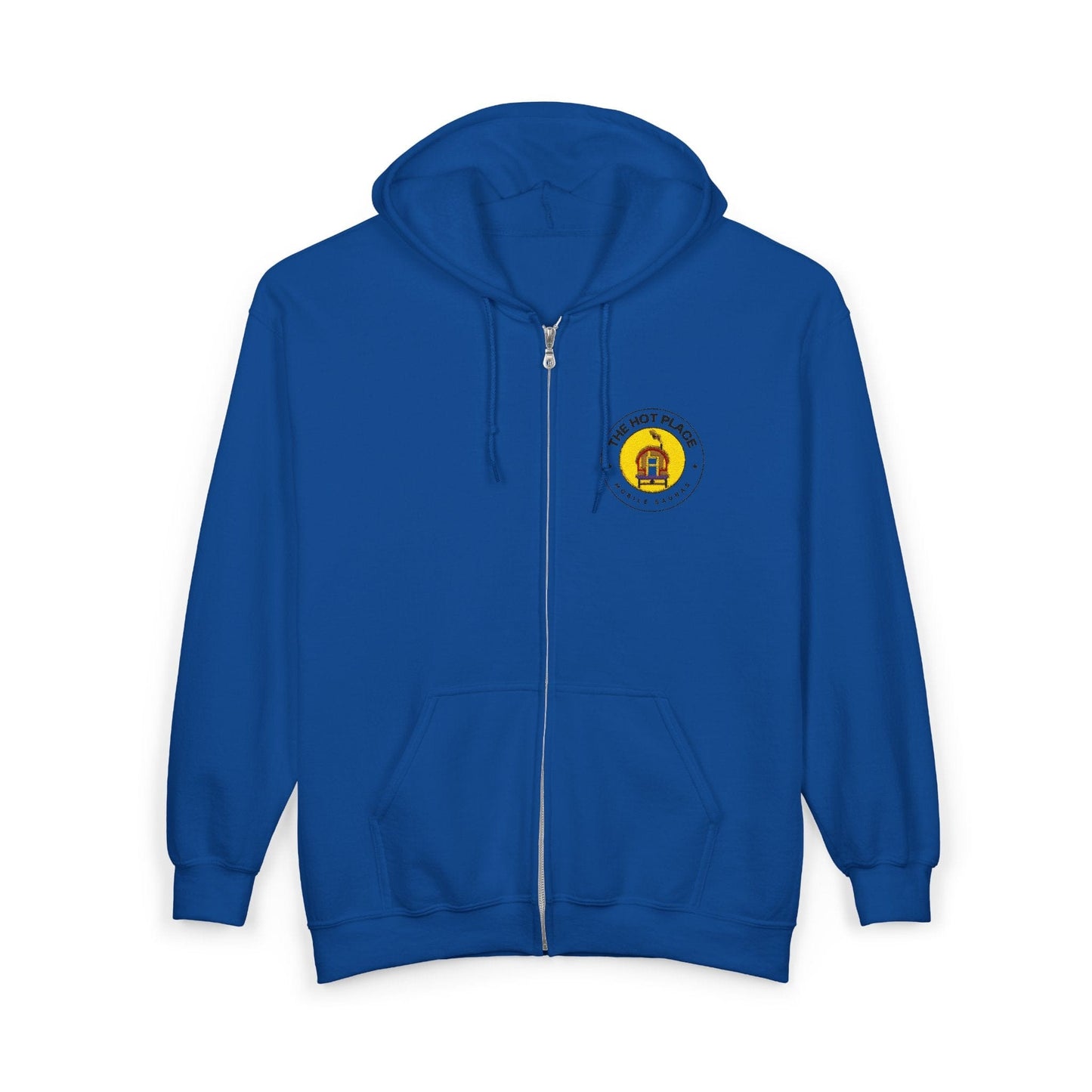 TeeFEVA Hoodie The Hot Place Embroided - Full-Zip Hoodie — 'No Prob-Llama' Cute Llama Graphic Zip-Up Sweatshirt