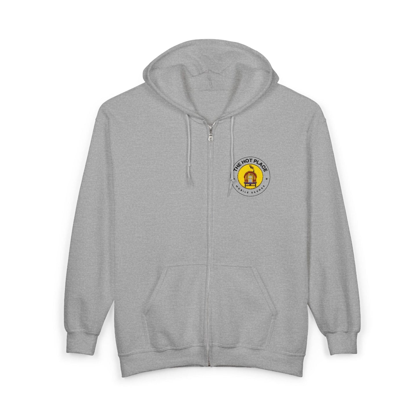 TeeFEVA Hoodie The Hot Place Embroided - Full-Zip Hoodie — 'No Prob-Llama' Cute Llama Graphic Zip-Up Sweatshirt
