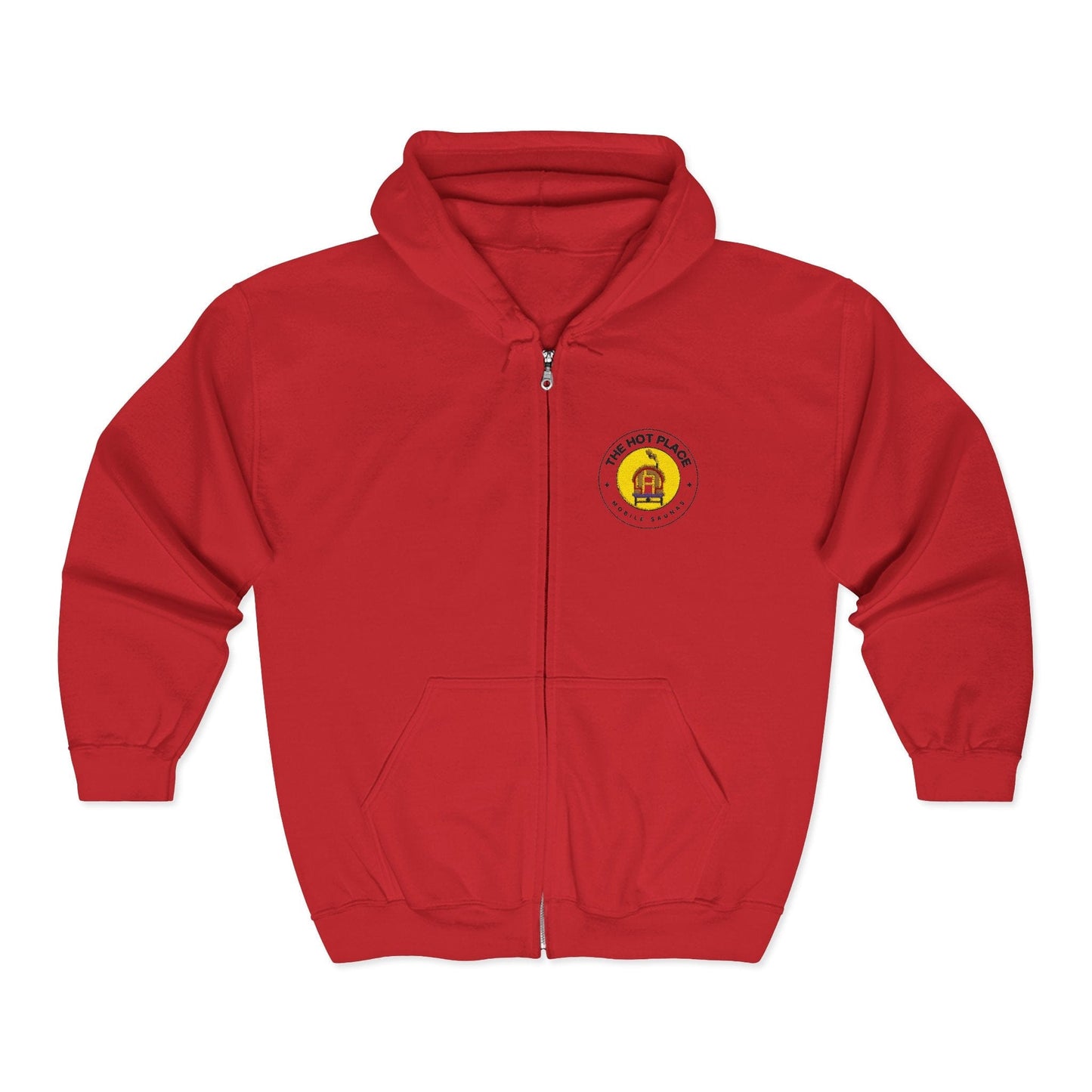 TeeFEVA Hoodie The Hot Place Embroided - Full-Zip Hoodie — 'No Prob-Llama' Cute Llama Graphic Zip-Up Sweatshirt