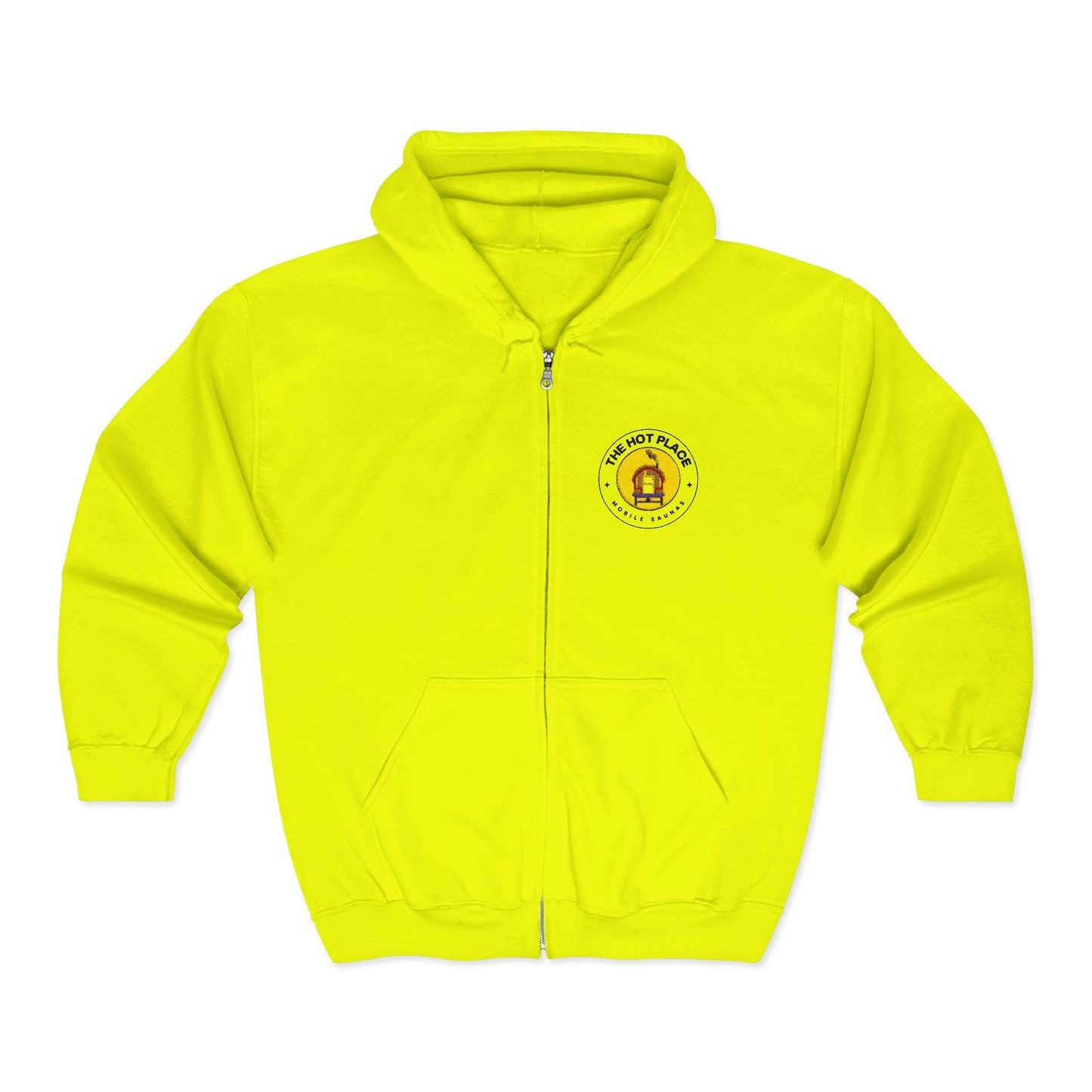 TeeFEVA Hoodie The Hot Place Embroided - Full-Zip Hoodie — 'No Prob-Llama' Cute Llama Graphic Zip-Up Sweatshirt