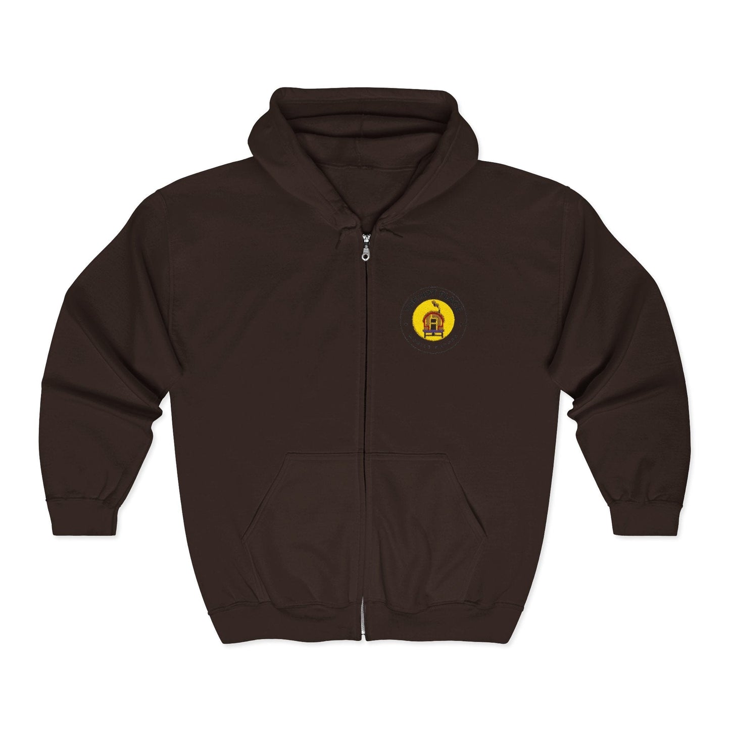 TeeFEVA Hoodie The Hot Place Embroided - Full-Zip Hoodie — 'No Prob-Llama' Cute Llama Graphic Zip-Up Sweatshirt