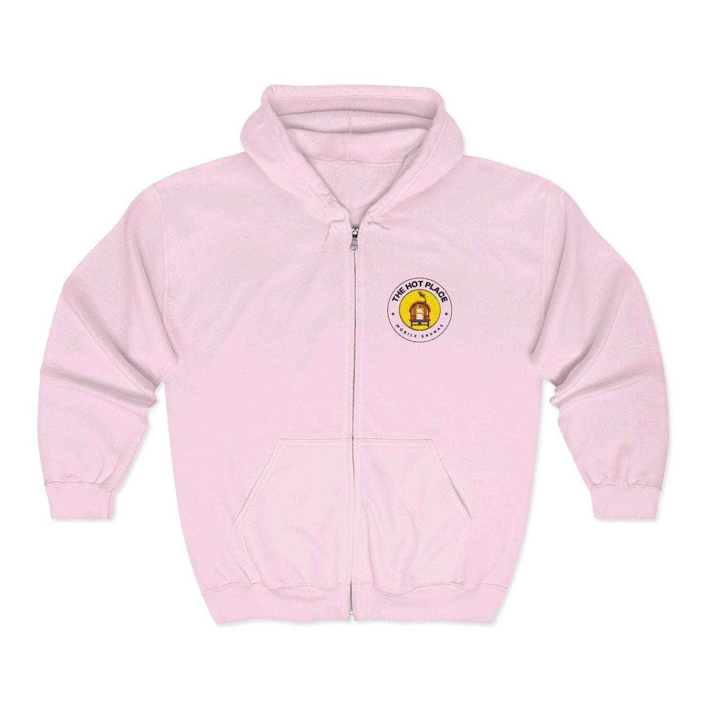 TeeFEVA Hoodie The Hot Place Embroided - Full-Zip Hoodie — 'No Prob-Llama' Cute Llama Graphic Zip-Up Sweatshirt