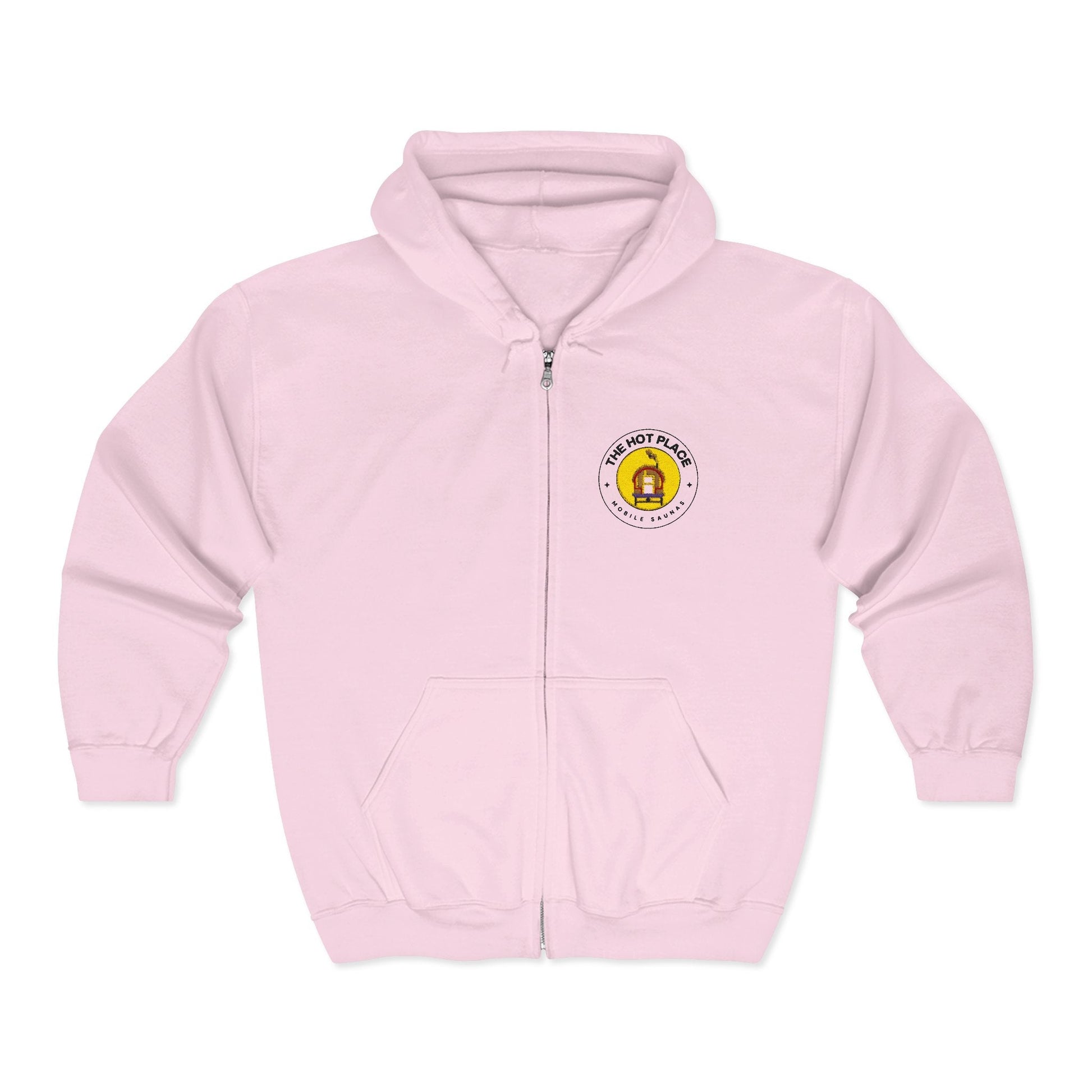 TeeFEVA Hoodie The Hot Place Embroided - Full-Zip Hoodie — 'No Prob-Llama' Cute Llama Graphic Zip-Up Sweatshirt