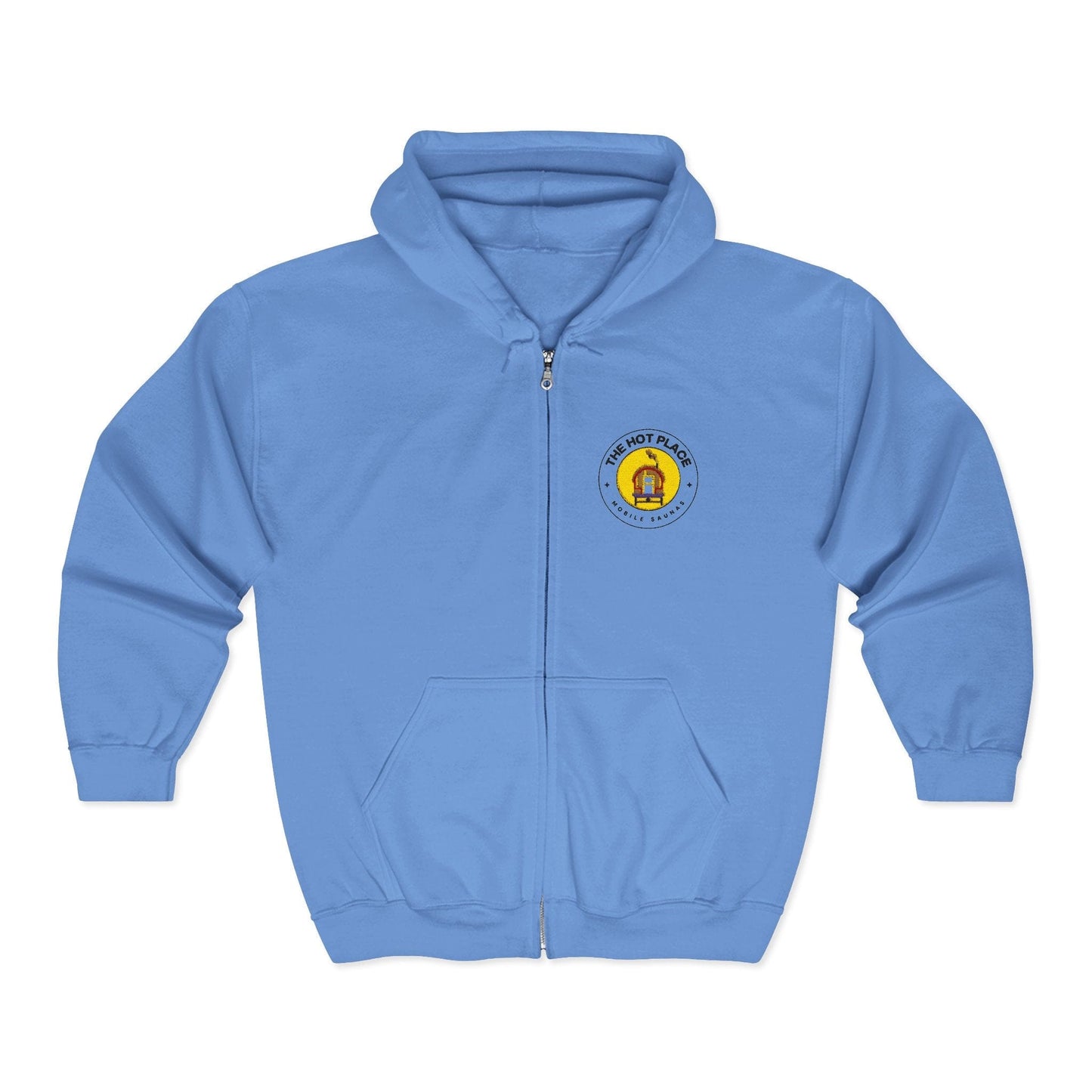 TeeFEVA Hoodie The Hot Place Embroided - Full-Zip Hoodie — 'No Prob-Llama' Cute Llama Graphic Zip-Up Sweatshirt