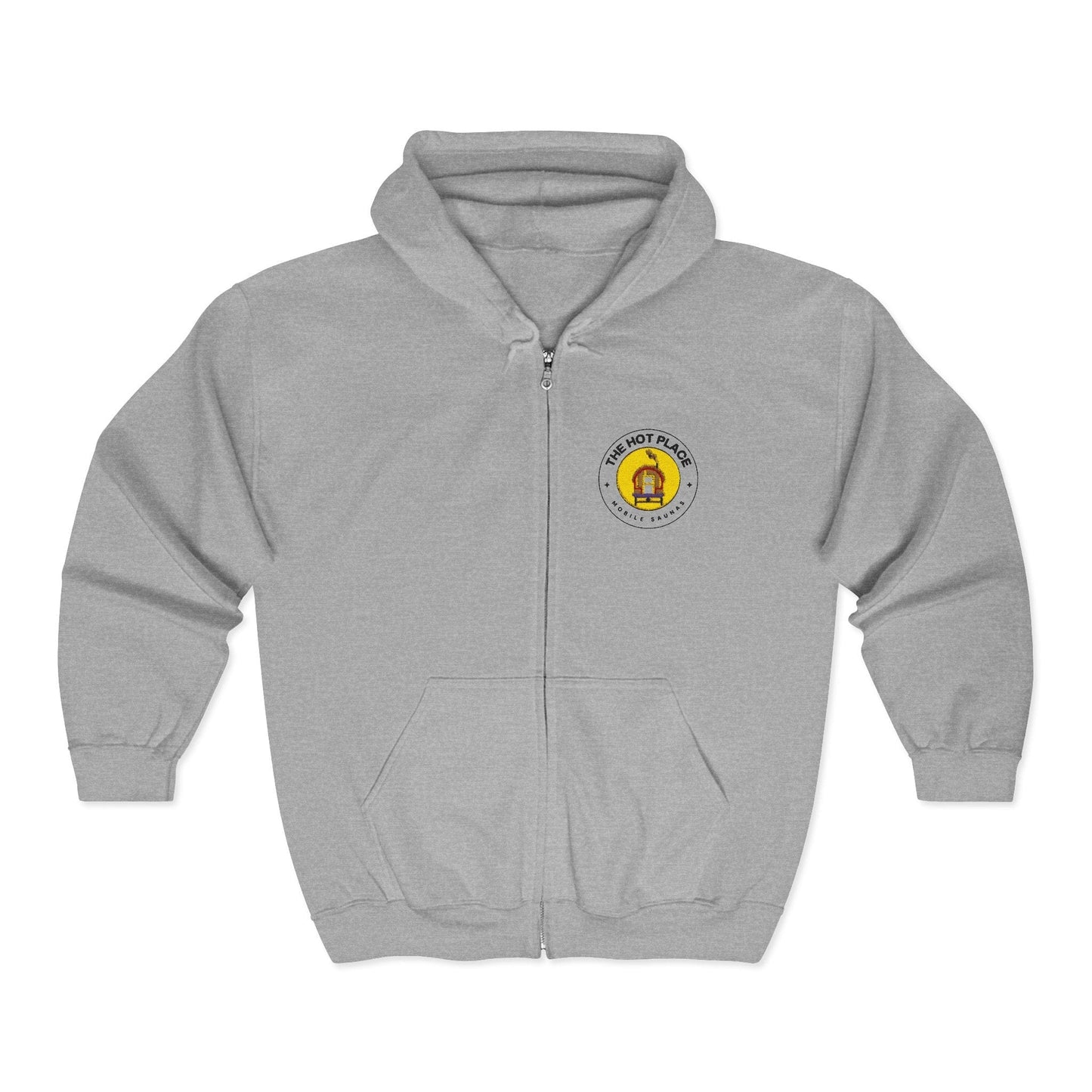 TeeFEVA Hoodie The Hot Place Embroided - Full-Zip Hoodie — 'No Prob-Llama' Cute Llama Graphic Zip-Up Sweatshirt