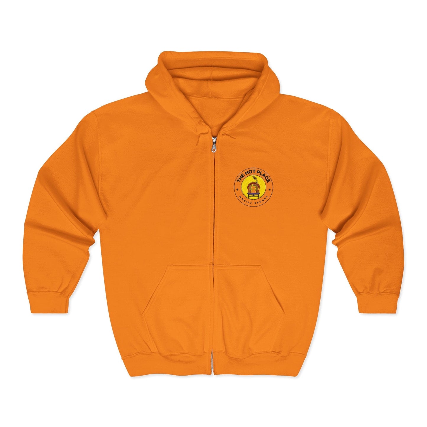 TeeFEVA Hoodie The Hot Place Embroided - Full-Zip Hoodie — 'No Prob-Llama' Cute Llama Graphic Zip-Up Sweatshirt