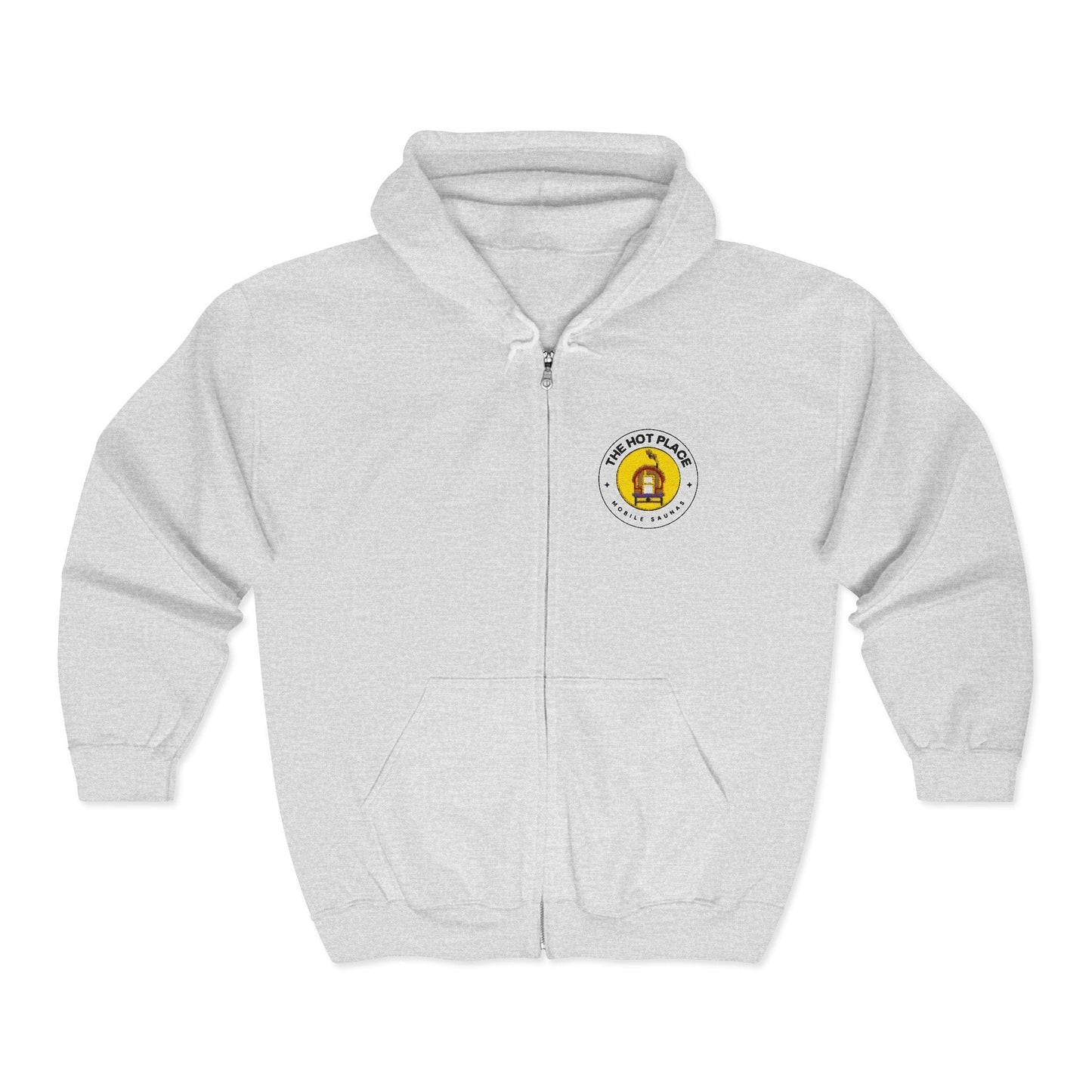 TeeFEVA Hoodie The Hot Place Embroided - Full-Zip Hoodie — 'No Prob-Llama' Cute Llama Graphic Zip-Up Sweatshirt