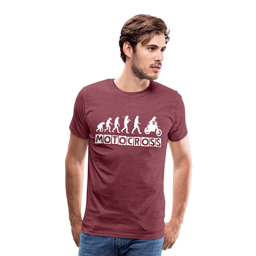 TeeFEVA Men’s Premium T-Shirt | Spreadshirt 812 Men’s Premium T-Shirt - Evolution Motocross