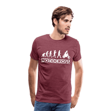 Load image into Gallery viewer, TeeFEVA Men’s Premium T-Shirt | Spreadshirt 812 Men’s Premium T-Shirt - Evolution Motocross