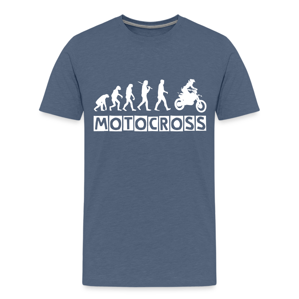 TeeFEVA Men’s Premium T-Shirt | Spreadshirt 812 Men’s Premium T-Shirt - Evolution Motocross