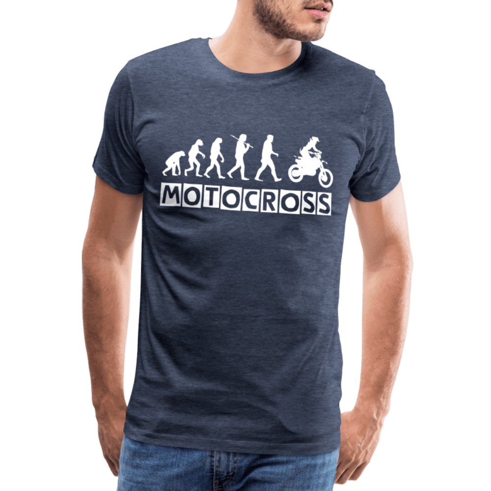 TeeFEVA Men’s Premium T-Shirt | Spreadshirt 812 Men’s Premium T-Shirt - Evolution Motocross