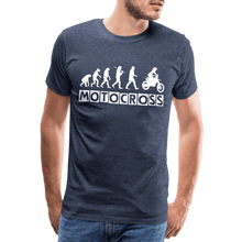 Load image into Gallery viewer, TeeFEVA Men’s Premium T-Shirt | Spreadshirt 812 Men’s Premium T-Shirt - Evolution Motocross