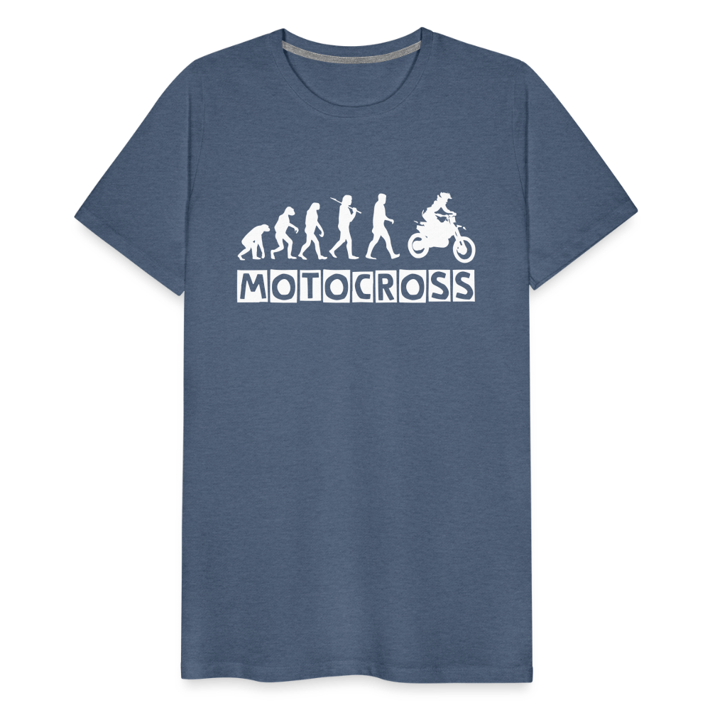 TeeFEVA Men’s Premium T-Shirt | Spreadshirt 812 Men’s Premium T-Shirt - Evolution Motocross