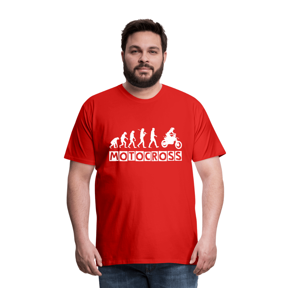 TeeFEVA Men’s Premium T-Shirt | Spreadshirt 812 Men’s Premium T-Shirt - Evolution Motocross