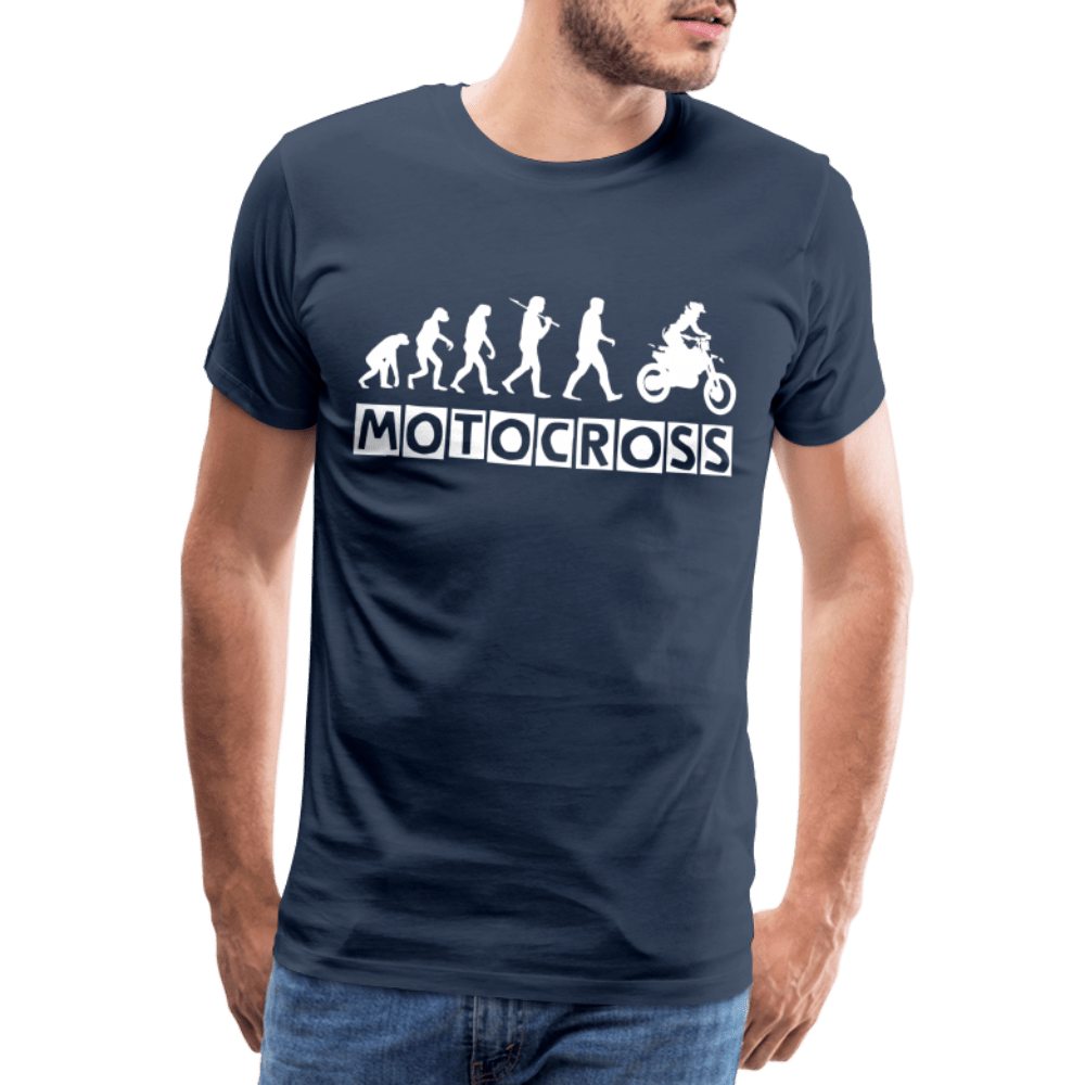 TeeFEVA Men’s Premium T-Shirt | Spreadshirt 812 Men’s Premium T-Shirt - Evolution Motocross