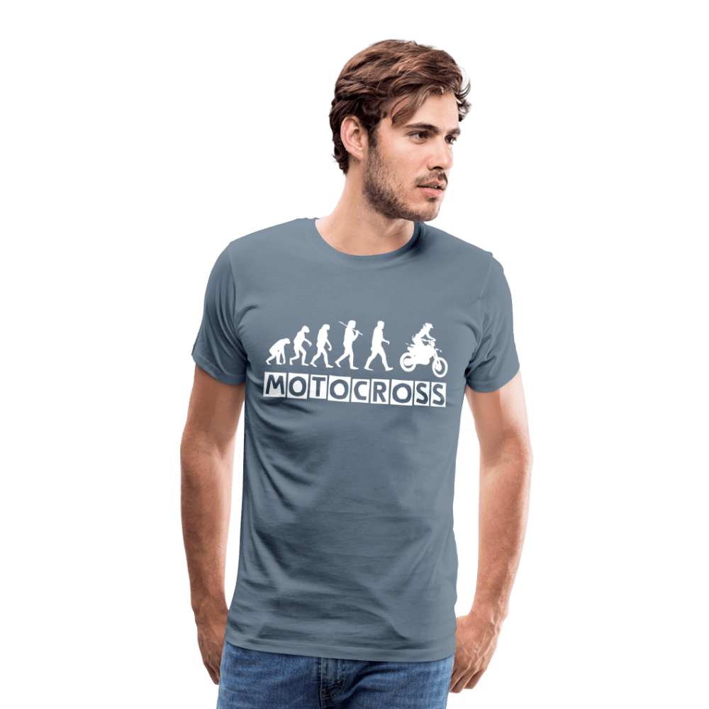 TeeFEVA Men’s Premium T-Shirt | Spreadshirt 812 Men’s Premium T-Shirt - Evolution Motocross