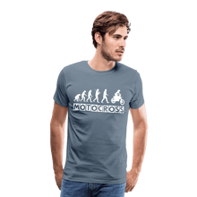 Load image into Gallery viewer, TeeFEVA Men’s Premium T-Shirt | Spreadshirt 812 Men’s Premium T-Shirt - Evolution Motocross