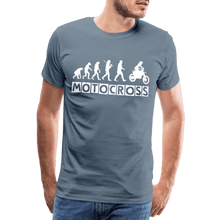 Load image into Gallery viewer, TeeFEVA Men’s Premium T-Shirt | Spreadshirt 812 Men’s Premium T-Shirt - Evolution Motocross