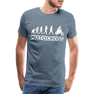 TeeFEVA Men’s Premium T-Shirt | Spreadshirt 812 Men’s Premium T-Shirt - Evolution Motocross