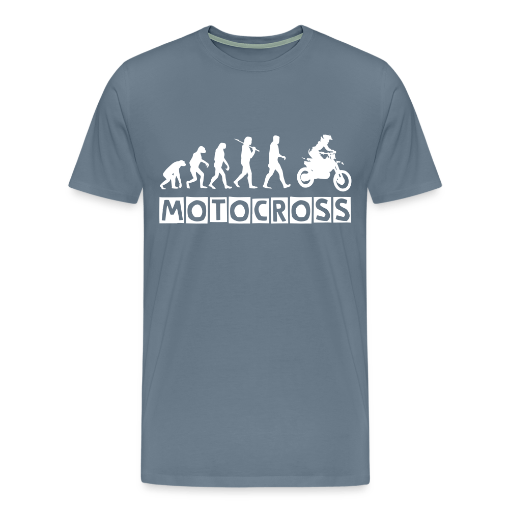 TeeFEVA Men’s Premium T-Shirt | Spreadshirt 812 Men’s Premium T-Shirt - Evolution Motocross