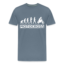 Load image into Gallery viewer, TeeFEVA Men’s Premium T-Shirt | Spreadshirt 812 Men’s Premium T-Shirt - Evolution Motocross