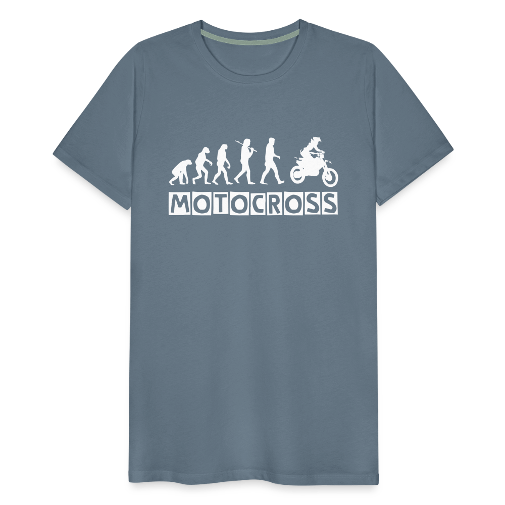TeeFEVA Men’s Premium T-Shirt | Spreadshirt 812 Men’s Premium T-Shirt - Evolution Motocross
