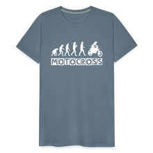 Load image into Gallery viewer, TeeFEVA Men’s Premium T-Shirt | Spreadshirt 812 Men’s Premium T-Shirt - Evolution Motocross