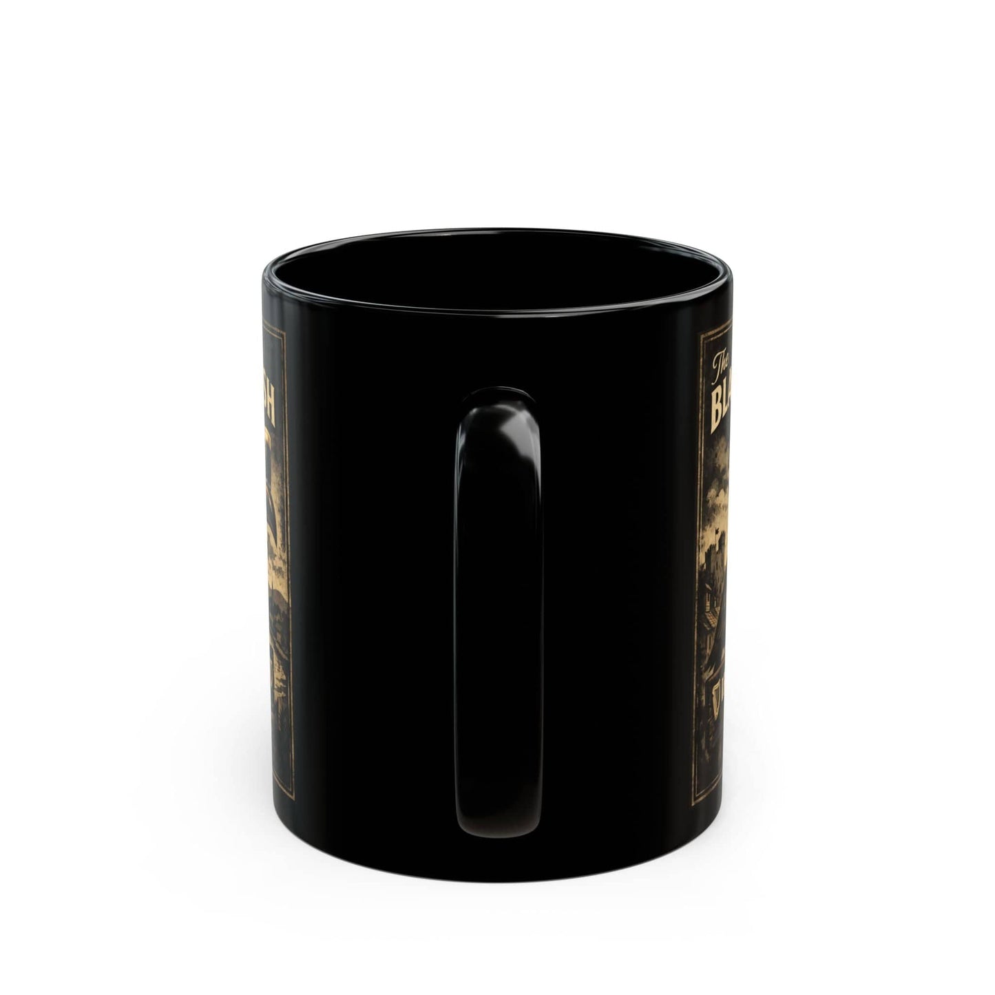 TeeFEVA Mug Irish Bar Mug — "The Black Bush" Vintage Pub Coffee Cup (11oz/15oz)