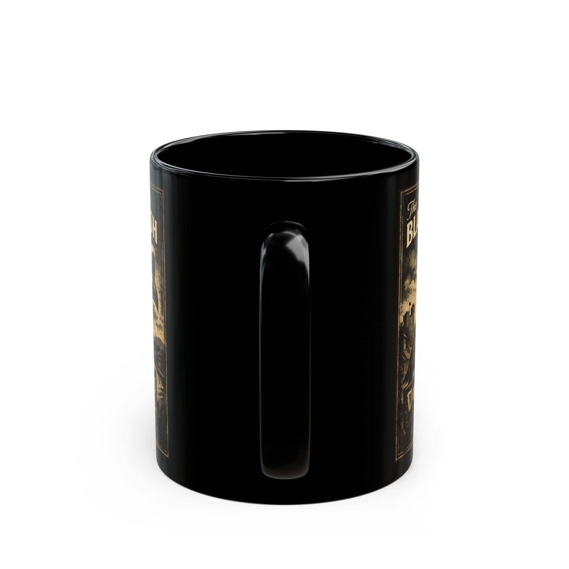 TeeFEVA Mug Irish Bar Mug — "The Black Bush" Vintage Pub Coffee Cup (11oz/15oz)