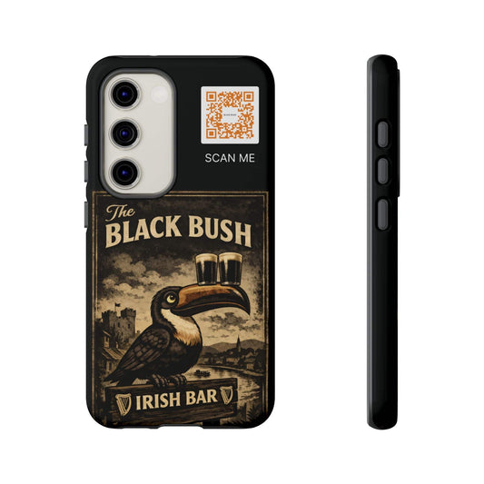 TeeFEVA Phone Case Black Bush Irish Bar - Andy Phone Case – The Black Bush Vintage Pub Design