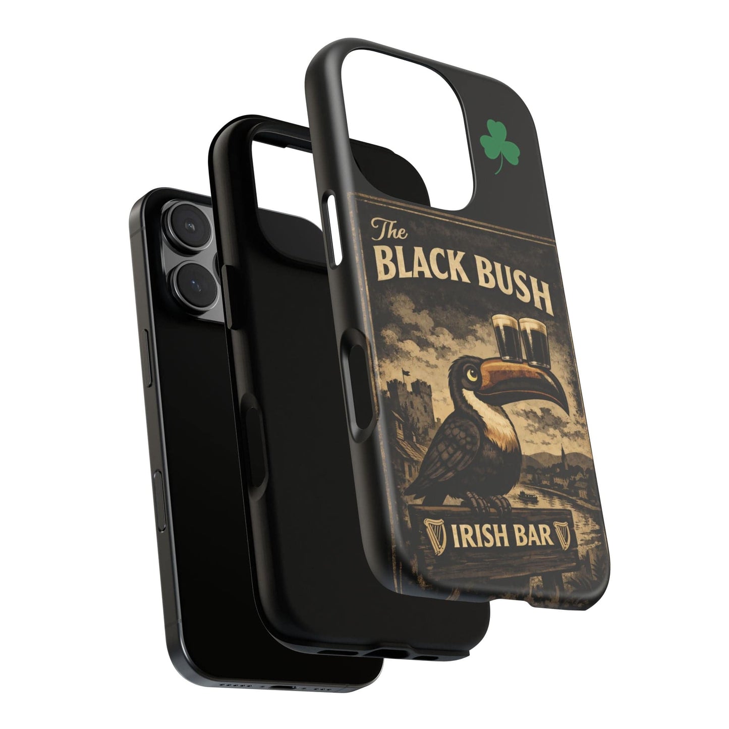 TeeFEVA Phone Case Black Bush Irish Bar - Phone Case – The Black Bush Vintage Pub Design